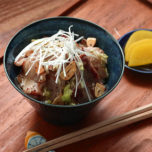 白だしのねぎだれ豚バラ丼