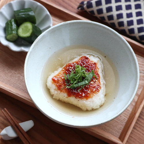 鯛味噌の焼きおにぎり茶漬け
