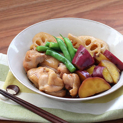 鶏と根菜の煮物
